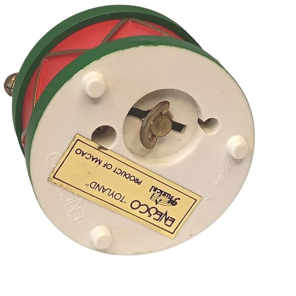 VTG Elf & Toy Workbench Hammers Toy Christmas Figurine Music Box Enesco - Works - Picture 8 of 12